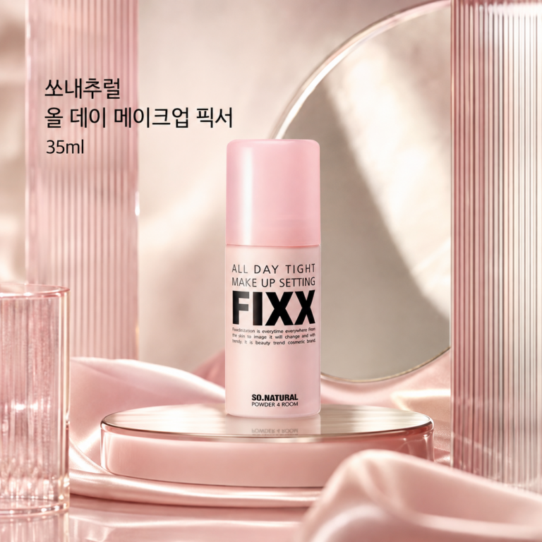 오후만 되면 무너지는 화장, 쏘내추럴 메이크업 픽서로 관리하기
