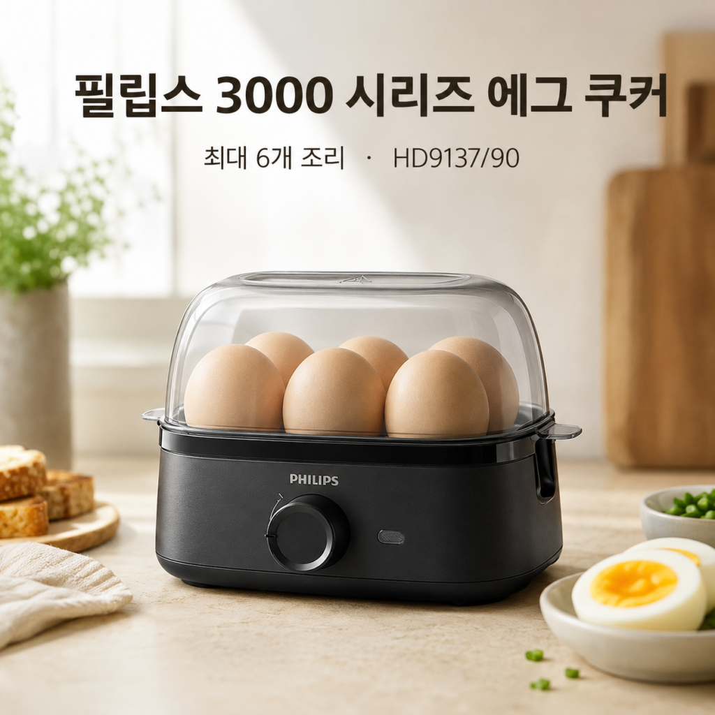 필립스 3000 시리즈 에그 쿠커 인기 순위 추천｜6구 계란찜기 가격과 특징 제품 이미지